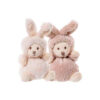 Doudou Duo BUKOWSKI ZIGGY MOUSSE Ecru et Marron